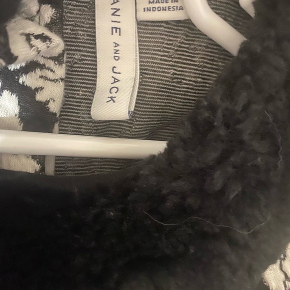 Janie and Jack Faux Fur Floral Jacquard Dress - Picture 8 of 8